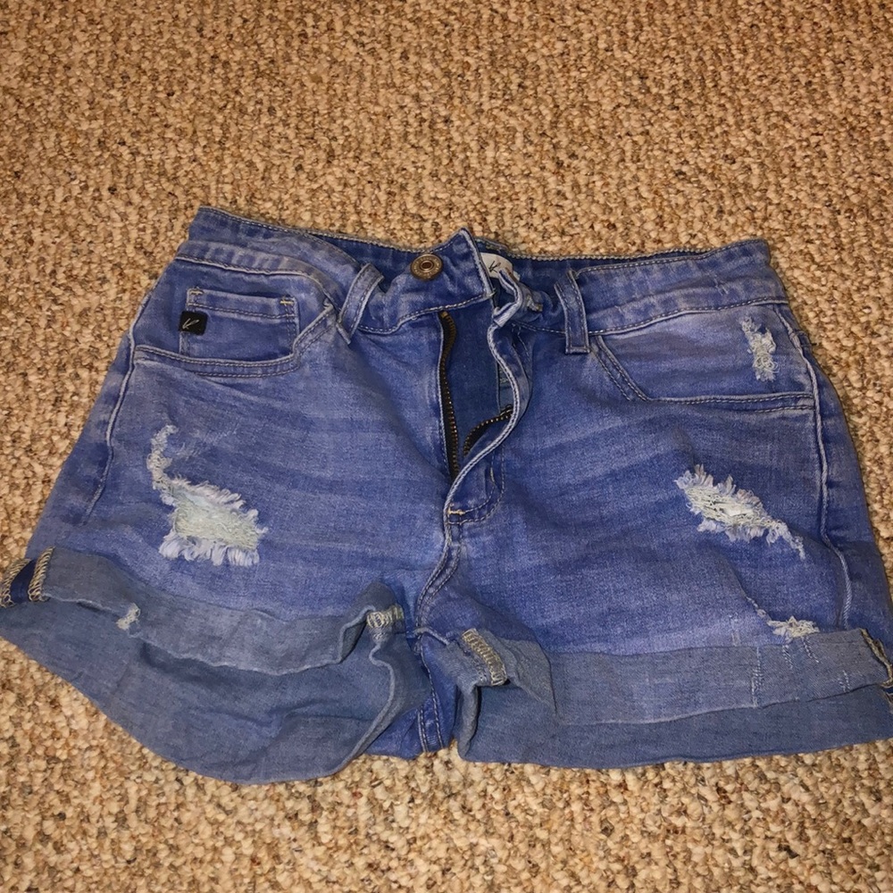 Ripped Jean shorts